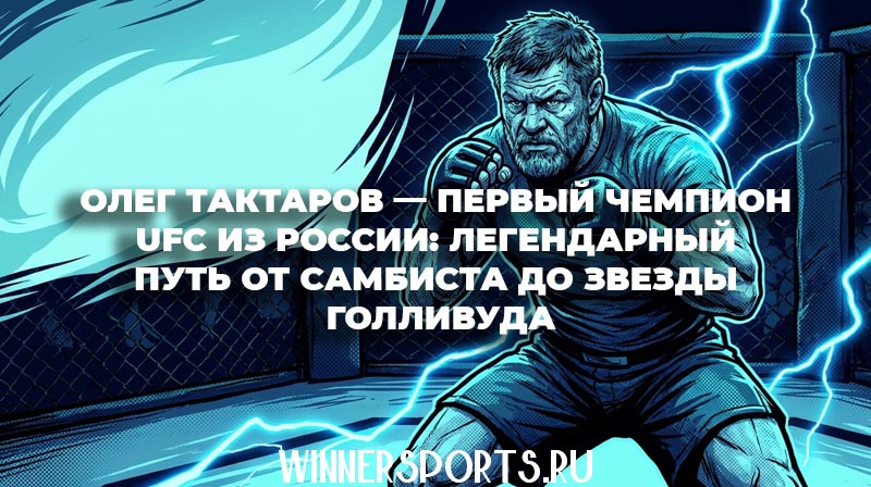 Боец смешанных единоборств Олег Тактаров — первый российский чемпион в истории UFC