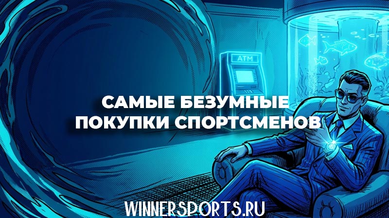 Успешный спортсмен сидит в роскошном особняке, на его руке сверкают бриллиантовые часы