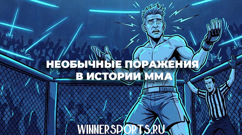 Боец ММА в недоумении разводит руками внутри октагона, пока рефери останавливает бой
