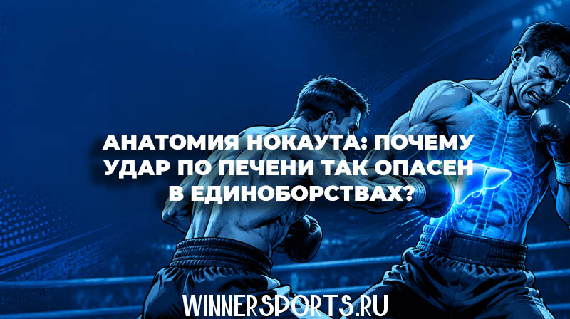 Рентгеновское или тепловизионное изображение корпуса боксера в момент мощного удара перчаткой в область печени